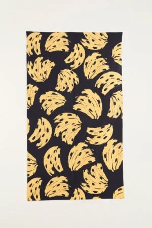 Toalha Tchibum Bossa Banana Preta x Off