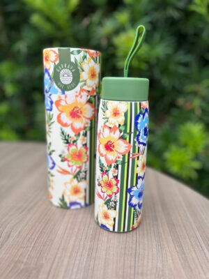 Garrafa Que Sede Floral Tropical 500ml
