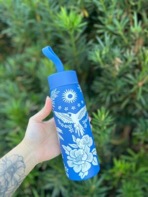 Garrafa Que Sede Lenço Tropical 500ml